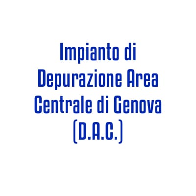 Impianto di Depurazione Area Centrale di Genova (D.A.C.)